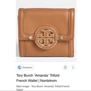 Tory Burch ‘Amanda’ Trifold French Wallet